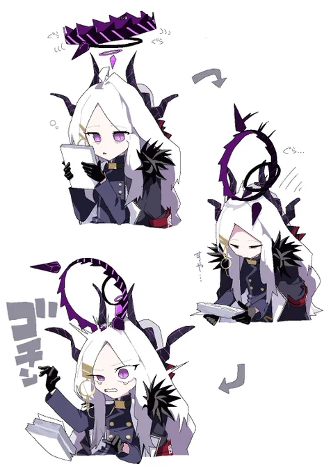 ヘイローに起こされちゃうヒナ#ブルアカ 