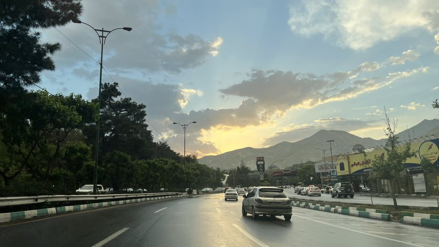After rain 😍 📷@milaad #tehran