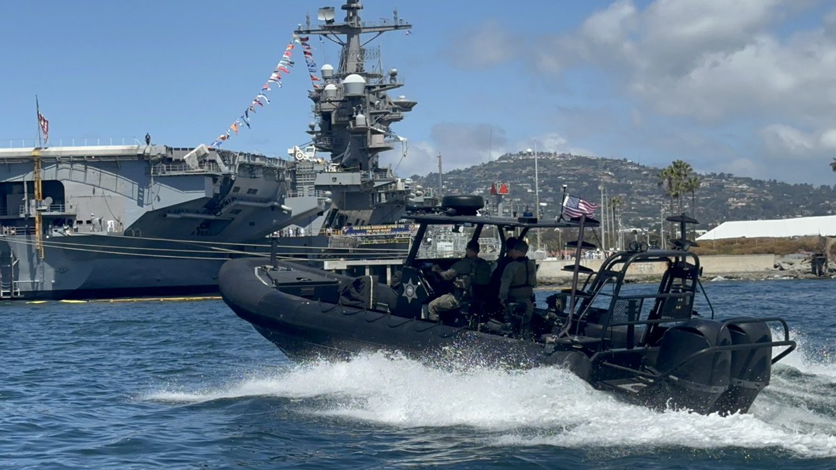 SEBLASD's tweet image. #LASD SEB Tactical Maritime Cadre working behind the scenes to keep #LAFleetWeek2024 in the @PortofLA safe and fun for all. Still time to visit the @PortofLA.