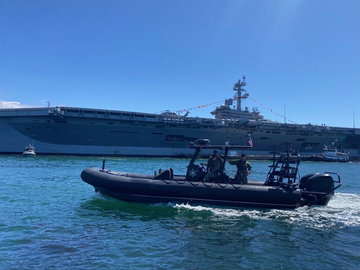 SEBLASD's tweet image. #LASD SEB Tactical Maritime Cadre working behind the scenes to keep #LAFleetWeek2024 in the @PortofLA safe and fun for all. Still time to visit the @PortofLA.