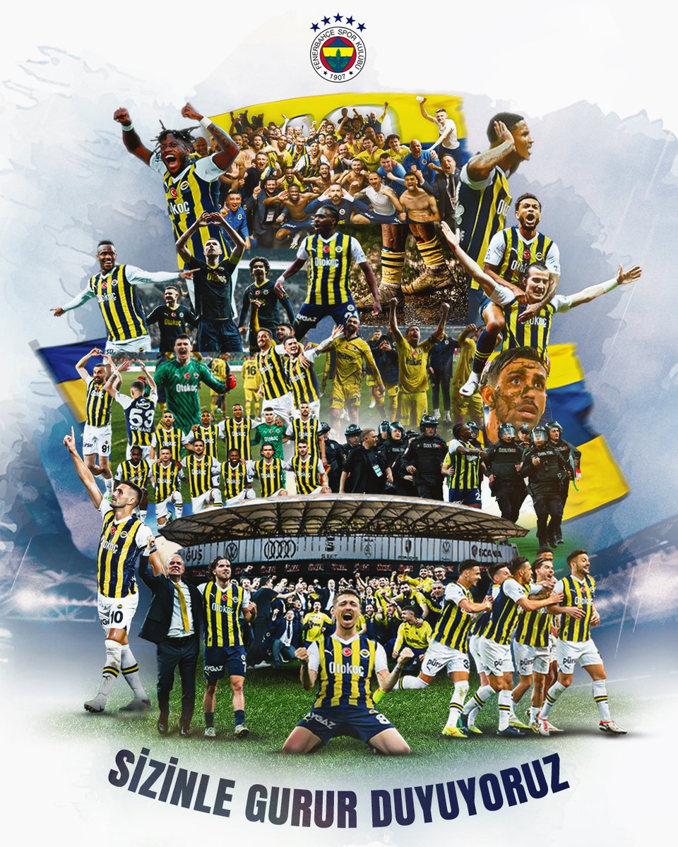 SENİ SEN YAPAN DEĞERLERİNLE ÇOK YAŞA, EMEKLERİNE MİNNETTARIZ FENERBAHÇE! Büyük emek, Sonsuz inanç, Son ana dek mücadele! Milyonların umudu ve dualarıyla! Fenerbahçe formasını sırtında taşıyan takımımıza sesleniyoruz: Minnettarız mücadelenize, gurur duyuyoruz alın terinizle!