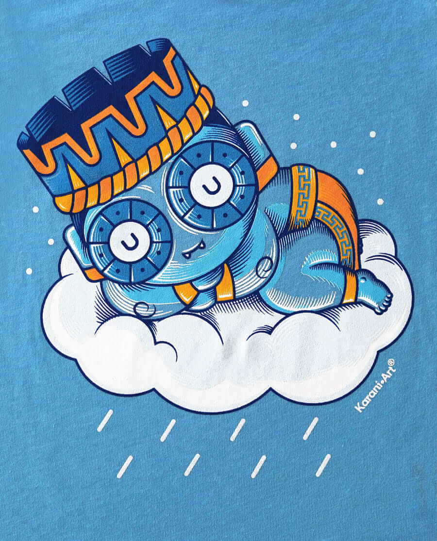 Comparte al Tlaloc bebé 🍼 de la suerte 🍀 para que empiece a llover ⛈️