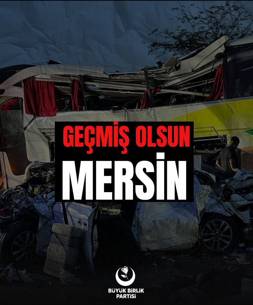 Mersin TAG Otoyolu'nda meydana gelen zincirleme trafik kazasını büyük bir üzüntüyle öğrendim. Kaza’da hayatını kaybeden vatandaşlarımıza Cenab-ı Allah’tan rahmet, ailelerine ve yakınlarına sabır ve başsağlığı, yaralılara da acil şifalar diliyorum.