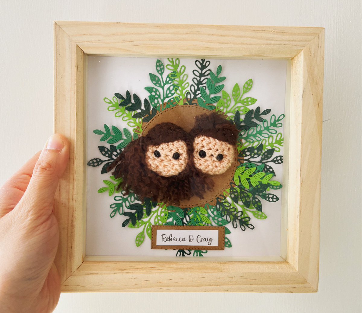 woolyoddities's tweet photo. Made a handmade wedding gift for a lovely couple I know! Combined my love of crochet and my new found hobby, paper crafting and made a bespoke gift 💕
#crochet #wedding #handmadehour https://t.co/7Ft1GYFZH4