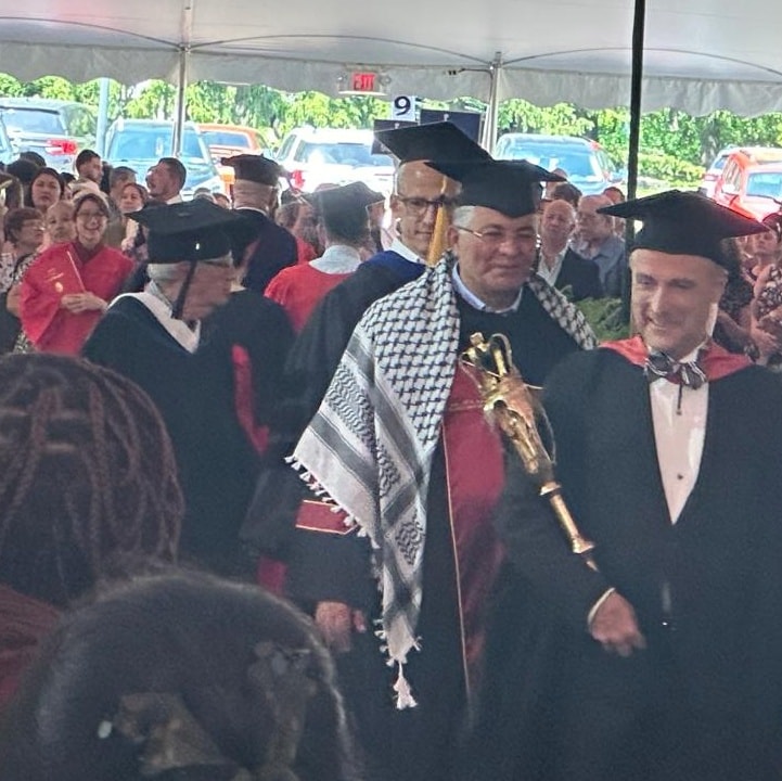 Imad Abu Kishek (@imadabukishek) on Twitter photo I am honored to have been awarded an honorary Doctor of Humane Letters degree from Bard College in New York. I extend my heartfelt gratitude to the esteemed members of the <a href="/BardCollege/">Bard College</a> Board of Trustees and to my friend and colleague, Professor Leon Botstein, the President of the I am honored to have been awarded an honorary Doctor of Humane Letters degree from Bard College in New York. I extend my heartfelt gratitude to the esteemed members of the <a href="/BardCollege/">Bard College</a> Board of Trustees and to my friend and colleague, Professor Leon Botstein, the President of the