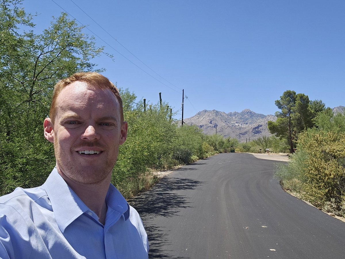 Didn't meet any bears in Bear Canyon yesterday - just a javelina who was guarding one front door! I did meet a lot of people who were willing to take their time to have a conversation about what issues are most important to them and what we can do to improve things. #tanqueverde