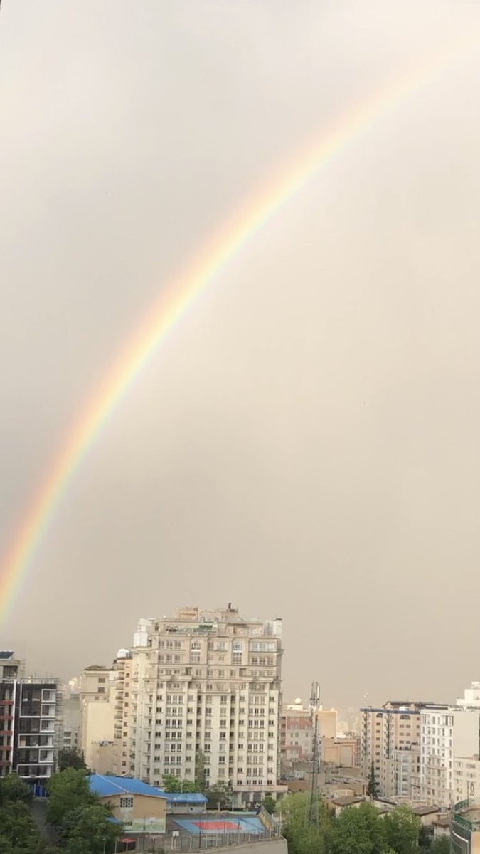 Tehran today 🌈🥰 Photos: @colonel_khan @A_Shahrajabiyan @dieffen_bachia @Sita22942885