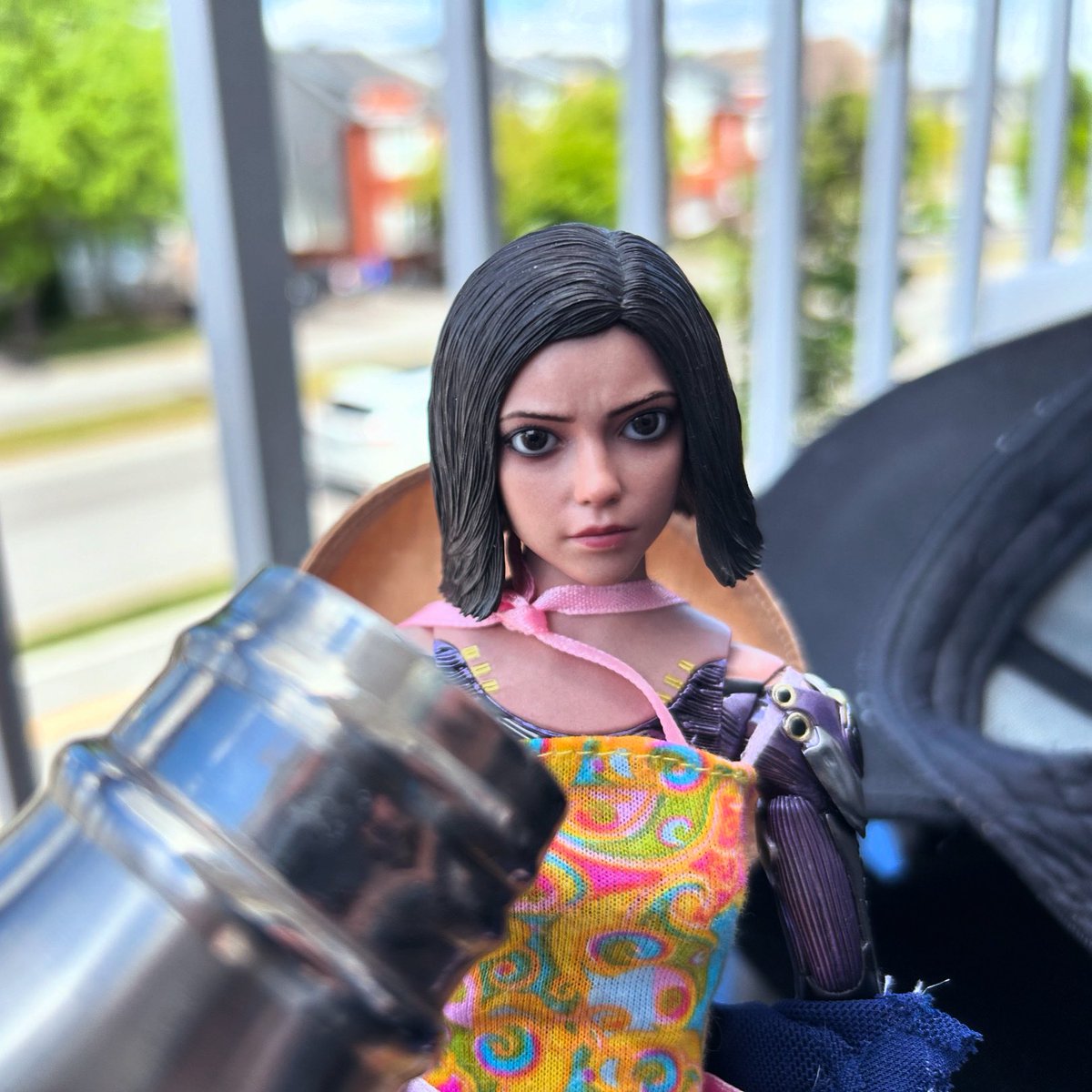 Remember to stay hydrated! 😯❤️ #AlitaArmy #HotToysAlita #Hydrated #SummerTime #AlitaSequels