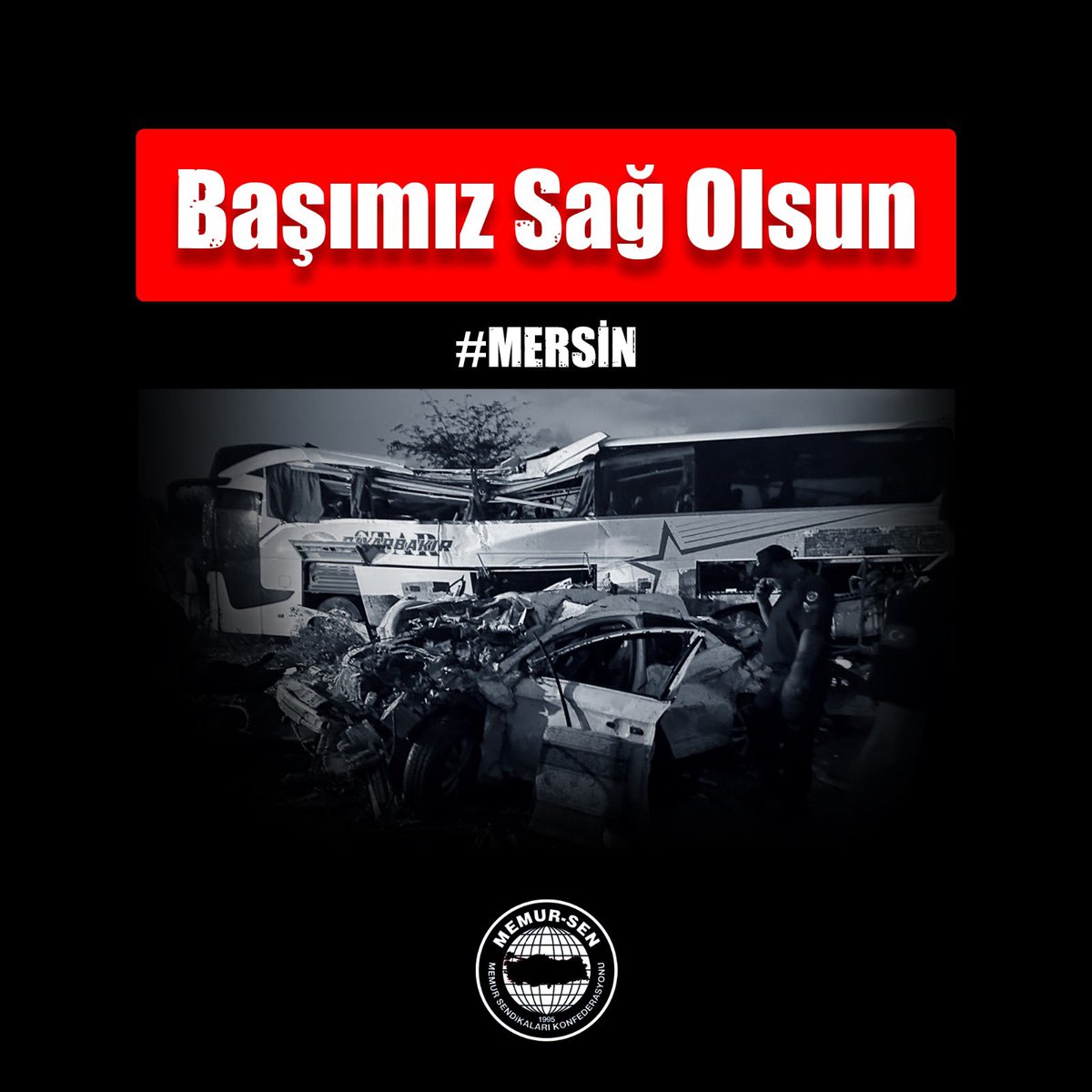 #Mersin TAG Otoyolu'nun Yenice mevkiinde meydana gelen ve ilk belirlemelere göre 10 vatandaşımızın hayatını kaybettiği zincirleme kazada vefat eden vatandaşlarımıza Allah'tan rahmet, yakınlarına sabır, yaralı vatandaşlarımıza acil şifalar diliyorum.