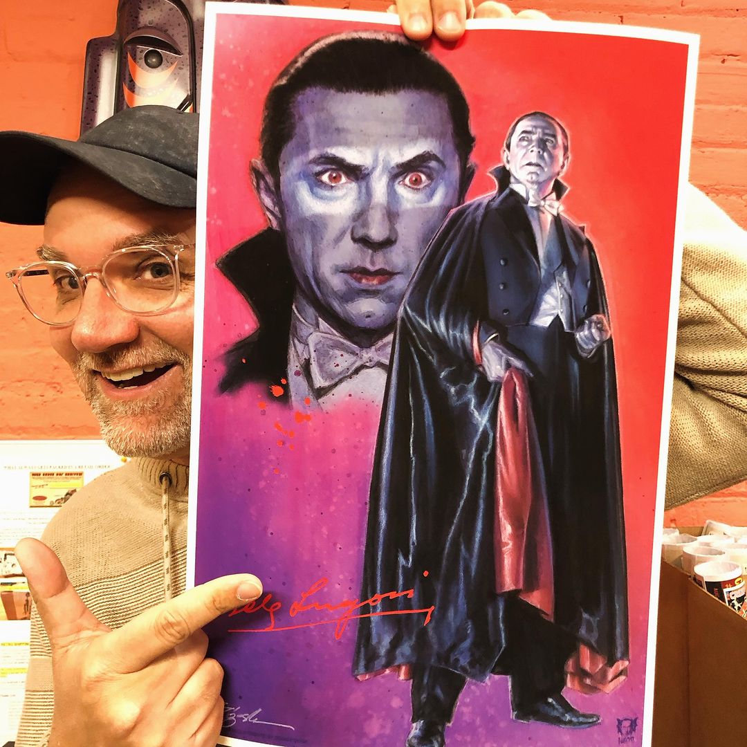 Children of the night rejoice for it is #WorldDraculaDay! A tribute to the original...Bela Lugosi IS Dracula!

#dracula #belalugosi #acrylicpainting