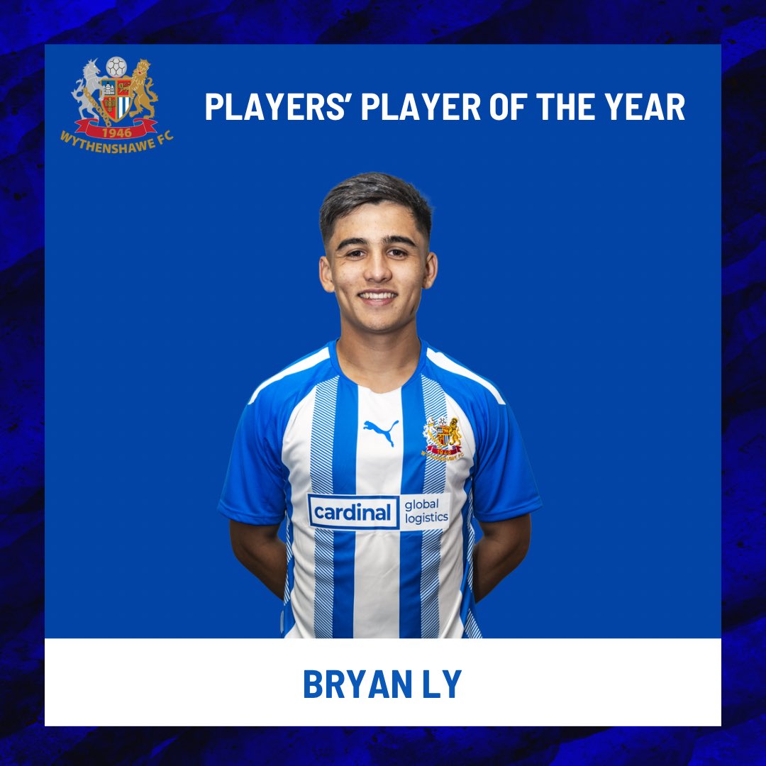 Our first team Players’ Player of the Year is Bryan Ly🏆 #UpTheAmmies 🔵⚪️