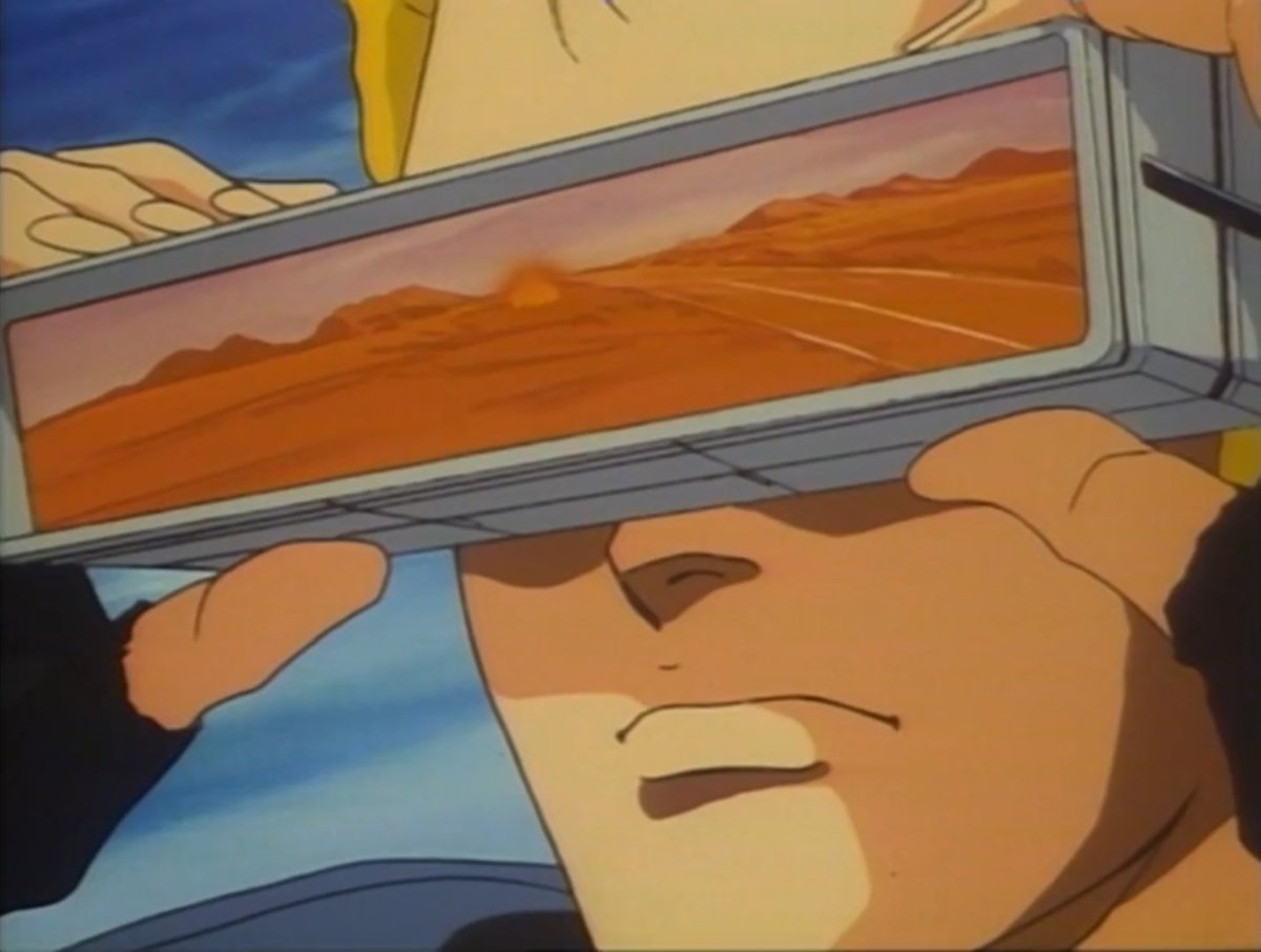 80s_Japan's tweet photo. What dangers lurk on the horizon?  MD Geist prepares for the next challenge. #80sanime #scifi #MDGeist
A lone warrior in a vast wasteland.  MD Geist's journey begins. #80sanime #mystery #MDGeist https://t.co/JhCtlCz8fF