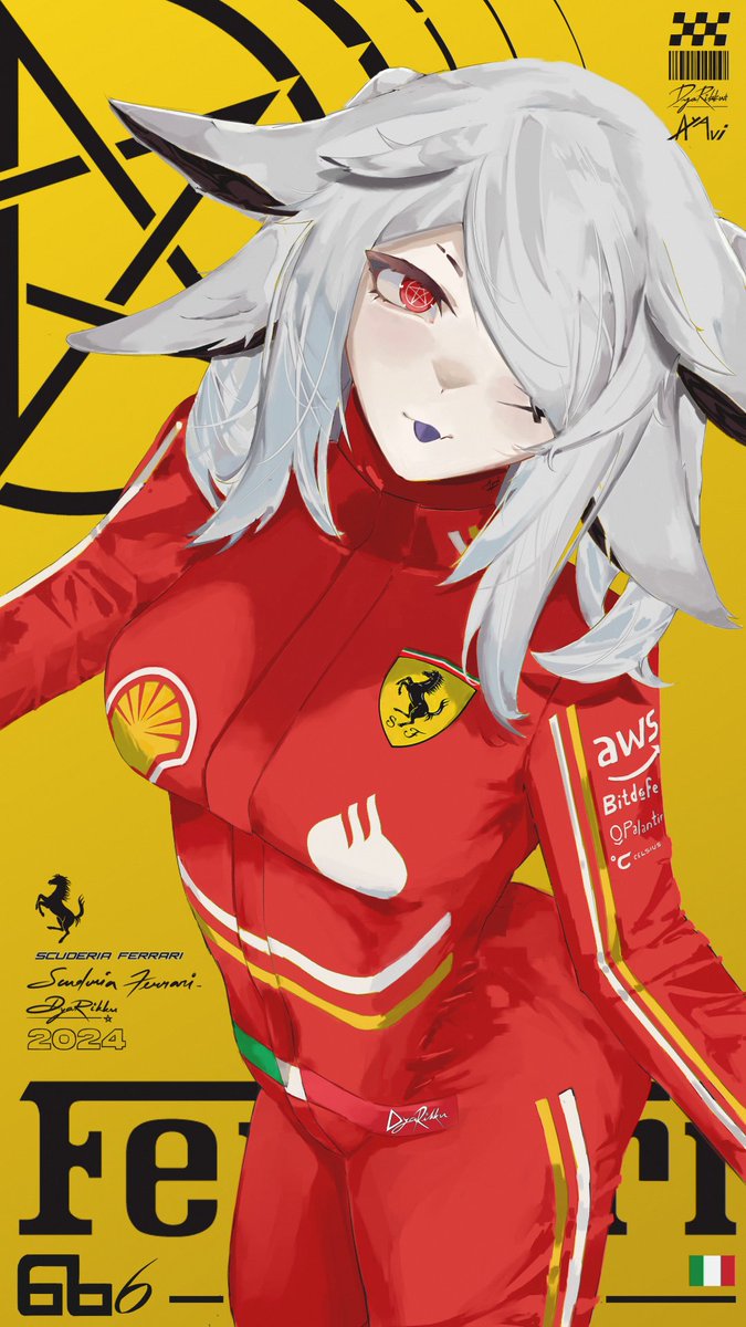 Had to do it XD. FORZA FERRARI~ #RikkuGaki