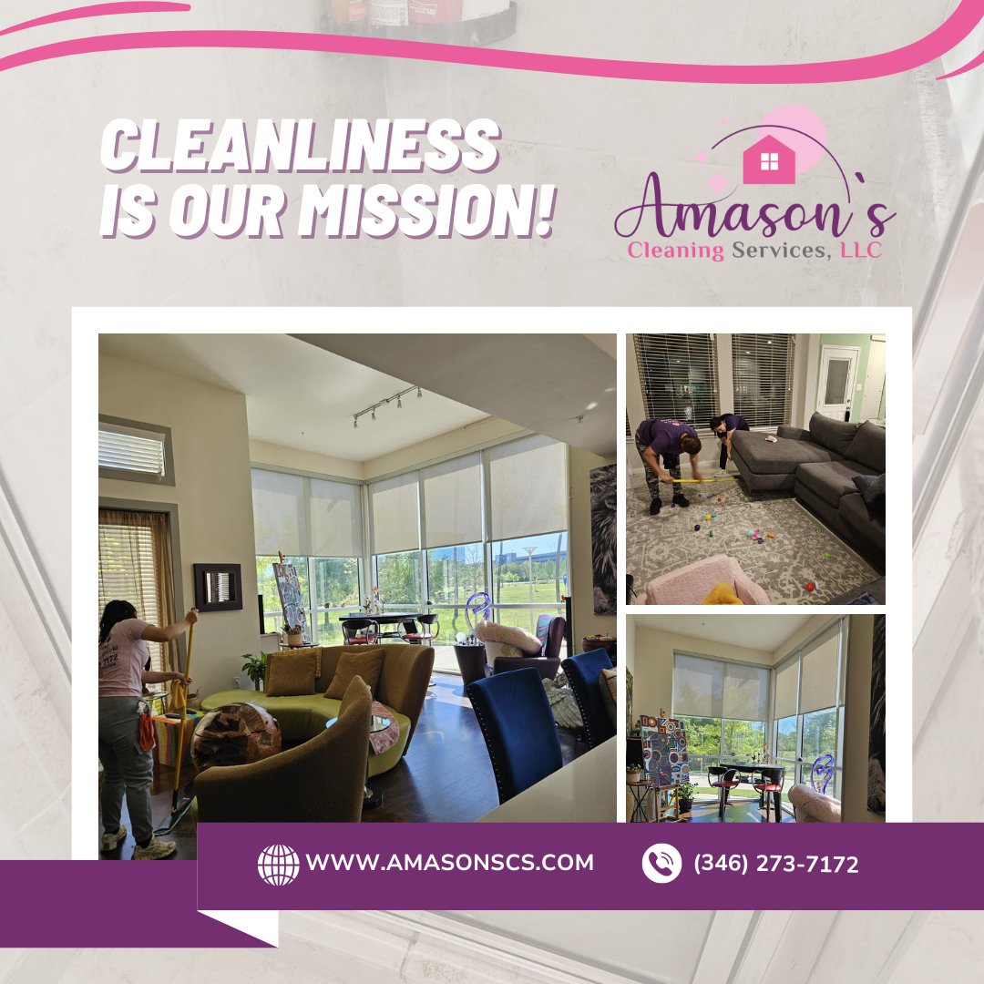 🌟🧹Cleaning made easy and stress-free! 🌟 Sit back, relax, and let us transform your space into a pristine sanctuary! 🏡✨ #ProfessionalCleaning #AmasonsCleaningServicesLLC #StressFree