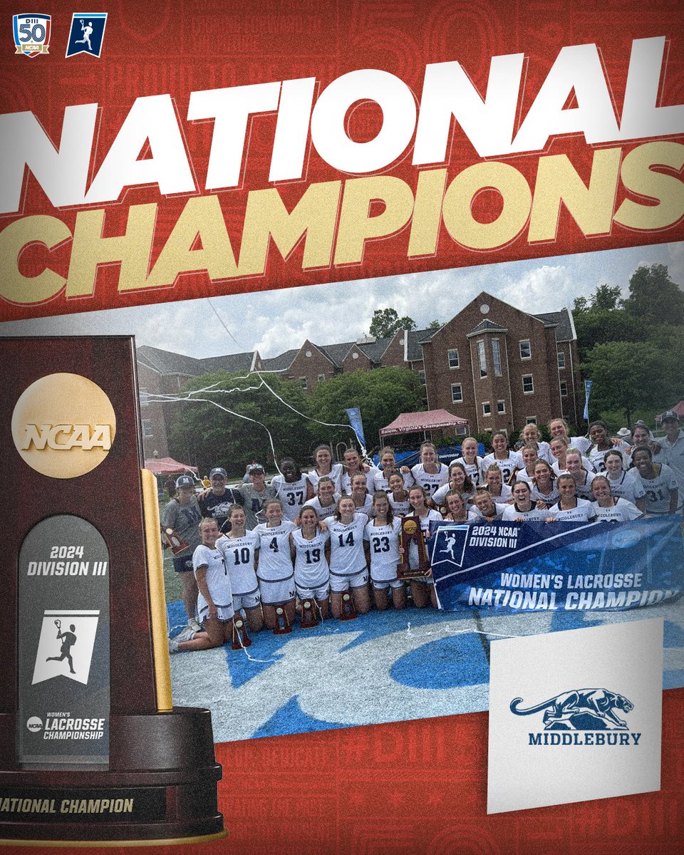 🏆🏆🏆 @MiddAthletics makes it three national titles in a row. #DIII50 | #D3lax