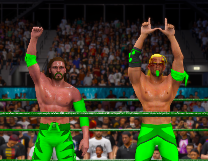 Super Smash Bros Wrestling (@ssbw_wrestling) on Twitter photo Congratulations to Deltarune and Emerald Emerson <a href="/JesseofEmerald/">EMERALDBOMBSYT</a> of The Green Bastardz for winning the fatal 4 way tag team match to become the N1C for the Double Dash Championships! #SSBW #EFED #WWE2K24 #CAWUNNITY Congratulations to Deltarune and Emerald Emerson <a href="/JesseofEmerald/">EMERALDBOMBSYT</a> of The Green Bastardz for winning the fatal 4 way tag team match to become the N1C for the Double Dash Championships! #SSBW #EFED #WWE2K24 #CAWUNNITY
