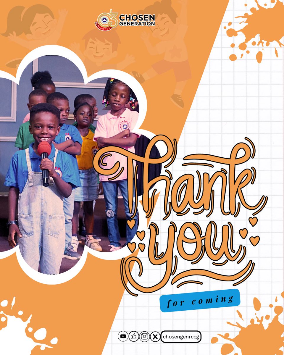 chosengenrccg's tweet photo. Thanks for joining the fun! Blessed to celebrate our children's day with you. 

See you next week!

#infallibleproofs #rccgchosengeneration
#yearofflourishing #evidencedey #childrensday2024 https://t.co/qYzLWeX9sC