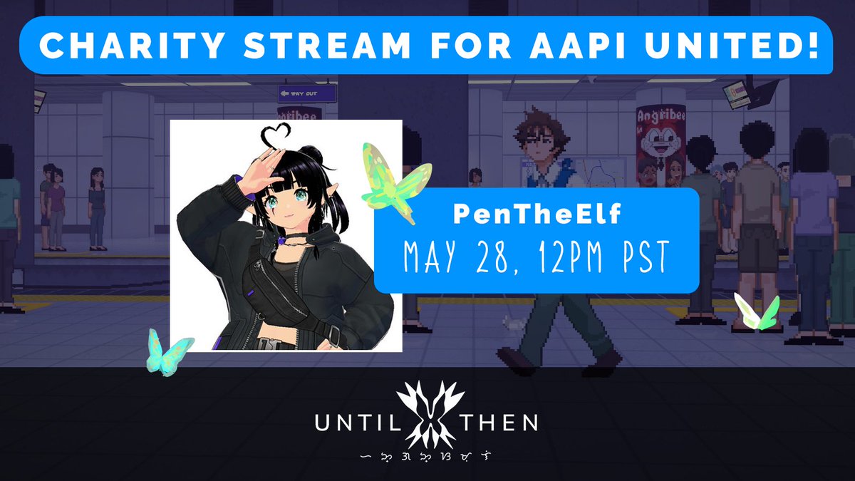 MaximumEntmt's tweet photo. ▶️ Tune in this Tuesday, May 28th, for a charity stream event supporting #AAPIUnited for #AAPIHeritageMonth!

@Eunha_Cactus will be streaming the Until Then demo at 12pm PT!

🦋 Come hang out &amp; support a great cause: https://t.co/keBL5d0jUt

#AAPI #AAPIHeritageMonth #indiegame https://t.co/D9iye6vnX4