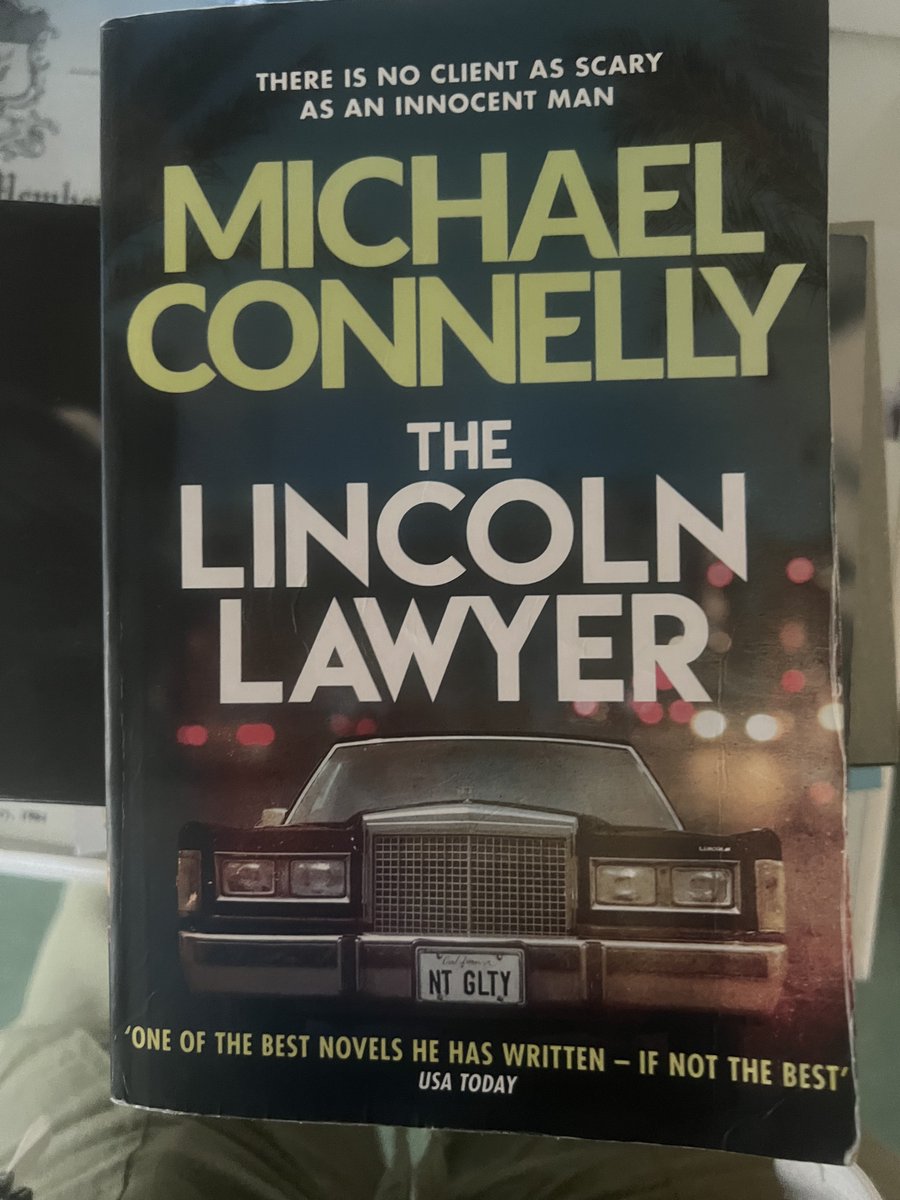 #CatChatBookClub
My second book. 
The connection to travel is the Lincoln cars that the lawyer uses. Tenuous I know. 
Again another easy book. Just intriguing enough. No need to keep plot and character notes (Thursday murder club!)
Relaxing and engaging.