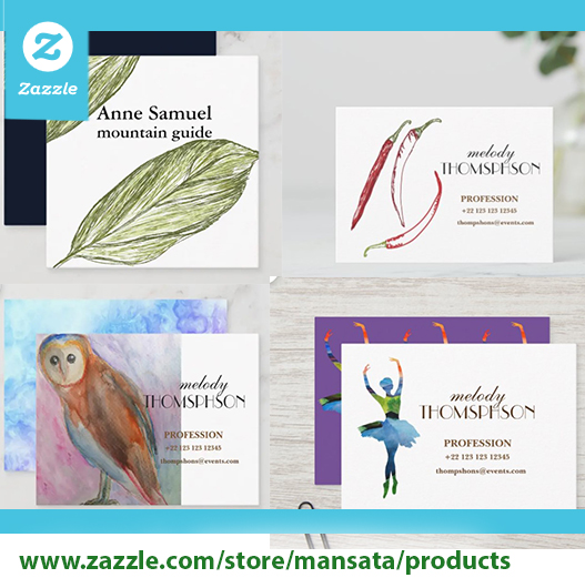 Save 20% with code MAYSAVINGS24 #businesscards #professionalcards #personalized #freelancer #zazzlemade zazzle.com/store/mansata/…