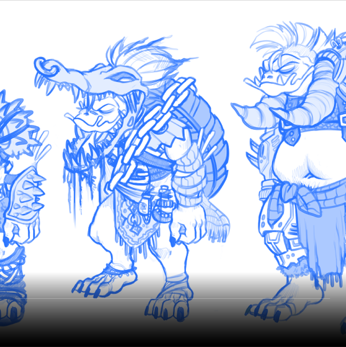 FallenLegacyGMS's tweet photo. Some more fascinating Lurker tribe concept explorations by the talented @TGS_jessa
Let us know your favourite in the comments down below.
#Jak4 #Jak3 #Jak2 #JakandDaxterTPL #JakandDaxter #Jak4FanGameProject #conceptart #Gameart #2Dconcept https://t.co/XDfr83SQTI