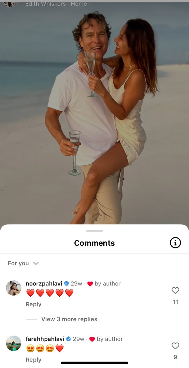 ایمان فقط نسبت به تام مورلی بی احساسه , از یاسمین پهلوی تا نورالزهرا و فرح پیگیر لحظه های تام هستند , فرزند رشید فرانسه #شهبانو_یاسمین_پهلوی تا #شاهدخت ها را تعلیم یوگا میدهد .