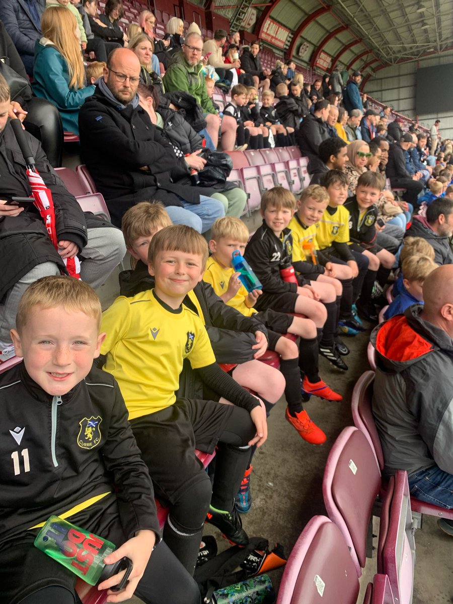 Our 2016’s Took part in the @heartscoaching Expo played on Tynecastle pitch today. 

We took 2 teams and they had a great hour of football on a great pitch. Some great skill and goals on show. Well done to the boys that took part. 

#playthegame