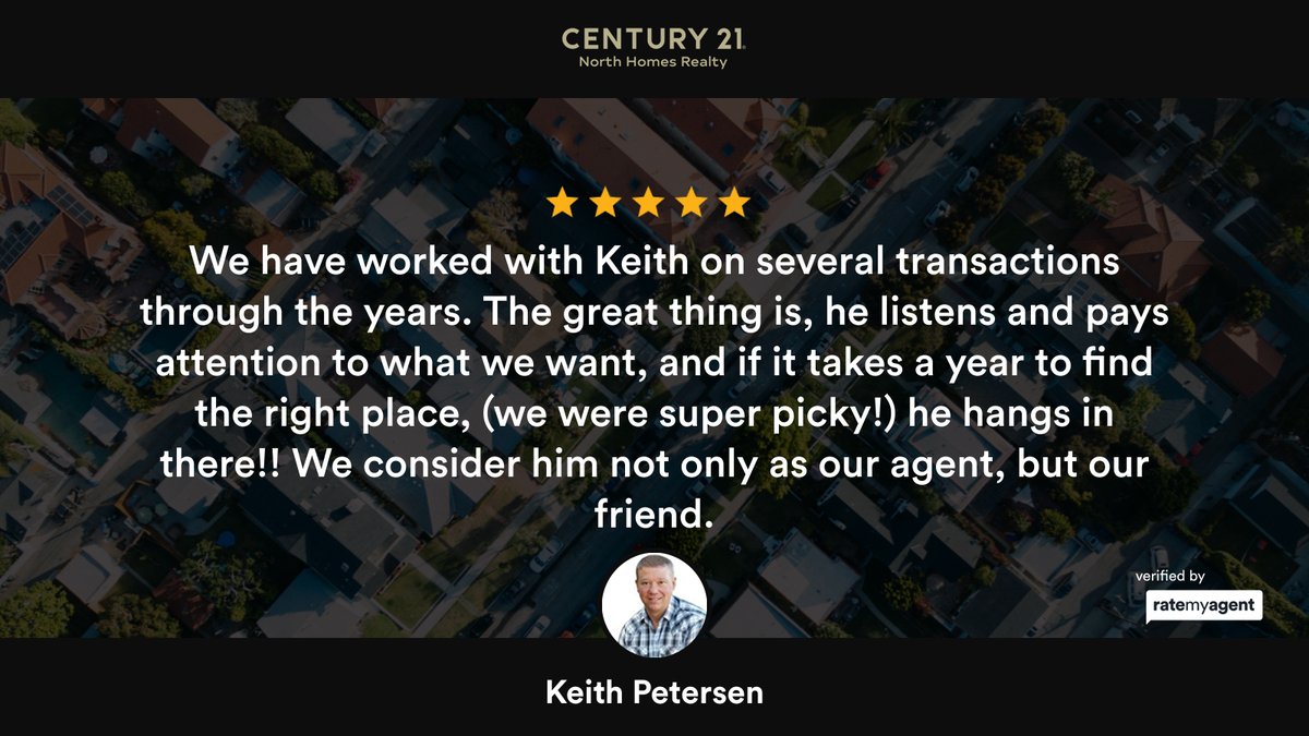 My latest RateMyAgent review in Sunriver.
 980500151
rma.reviews/n1trfy4outm1

...
#topsunriveragent #topbendrealtor #realestate #Century21Cascade #KeithPetersen #whatsmyhomeworth #doyouknowwhatshappeninginyourneighborhood