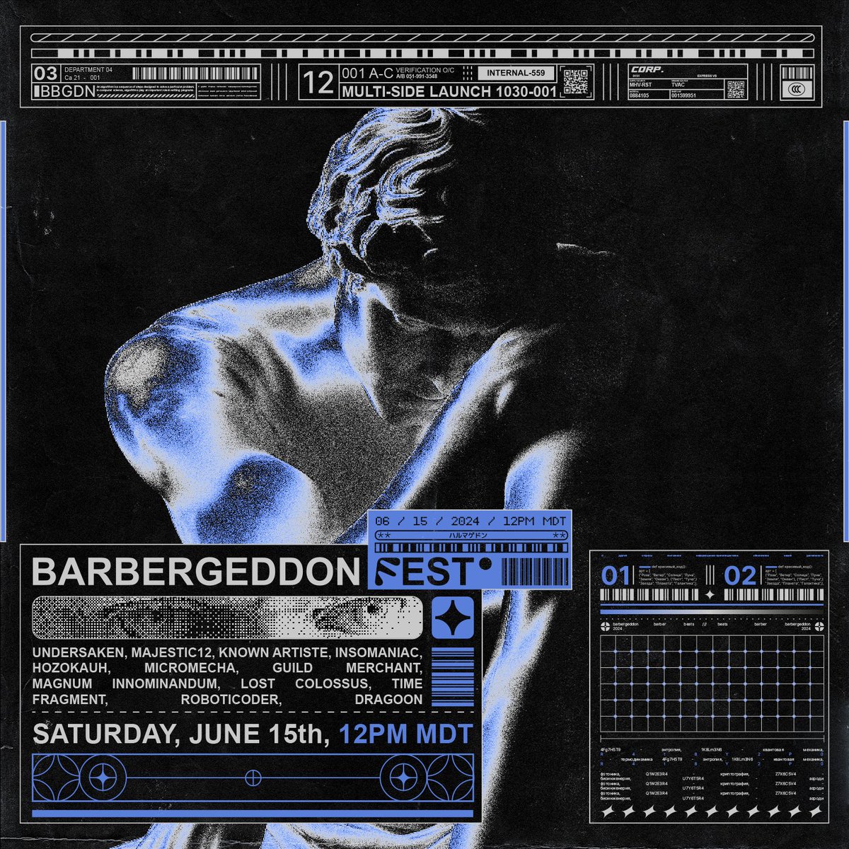 Hey everyone just a reminder that BARBERGEDDON FEST 2024 is coming up fast! JUNE 15th - 12PM MDT! It will be premiering first on the Dreamcorp Inc. Youtube channel and then later in the evening I will be uploading it on to my personal Youtube channel.