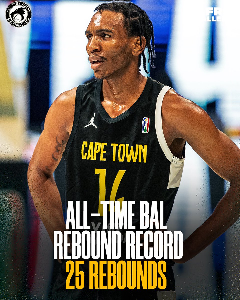 NEW REBOUND RECORD IN THE BAL FROM SOUTH AFRICA’S VERY OWN  NATHY SIBANYONI 🇿🇦🐅