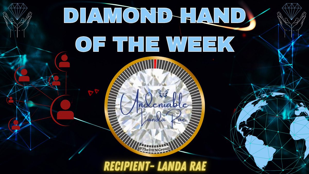 💎DIAMOND HAND OF THE WEEK💎 A day late on our socials, but if you were in the Gateway you would already know!👀 This past week’s (5/20/24) Diamond Hand of the Week Recipient is the LEGENDARY lady we all know & love as @Landa_Rae_W!!💎🙌 Only Full-Time Members of DHMG in the