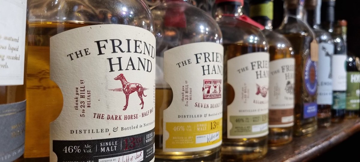 We have in stock over 40 different varieties of #IrishWhiskey including pot stills, single malts and ryes. Some of these are a bit special and you definitely won't find all of them in the shops! #ukpub #Liverpool #pub #caskale