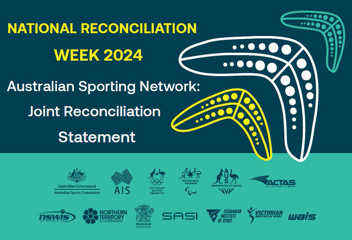 We are proud to again join our partners in sport to reaffirm our commitment to reconciliation.

🔗ASC joins partners in sport in recommitting to reconciliation sportaus.gov.au/media-centre/n… 

#NRW2024 #NowMoreThanEver