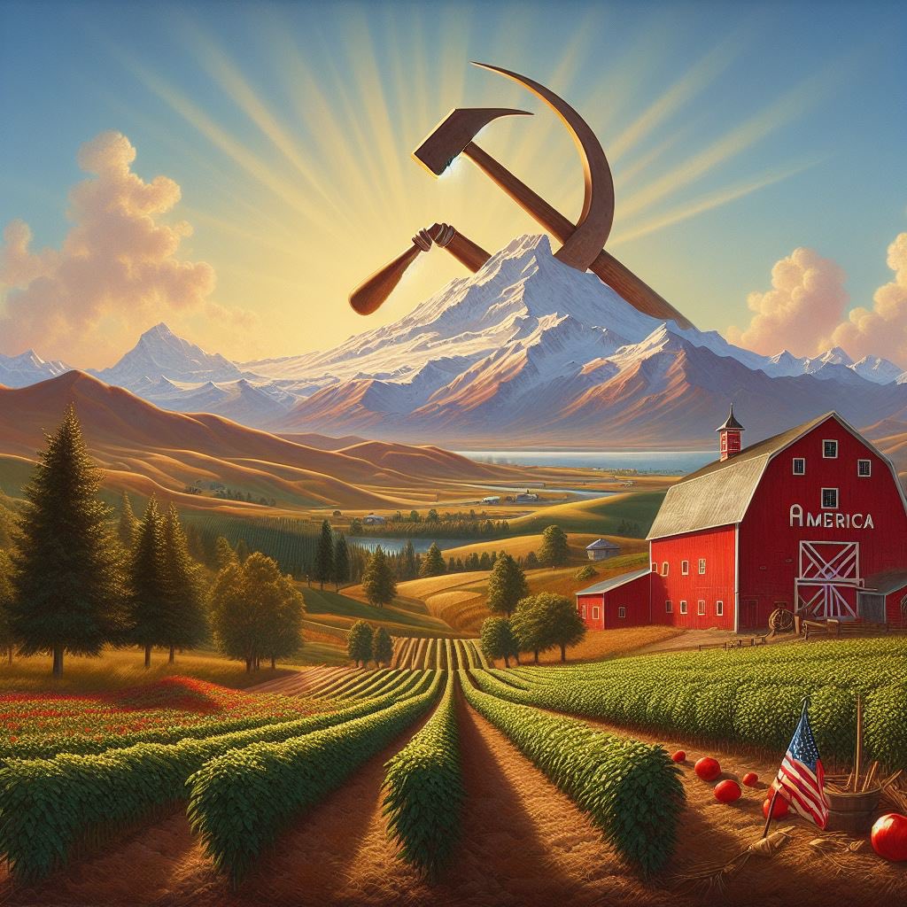 Under American Communism, there will be LAND REFORM. 🌾 That means: -Housing owned by people. -Farms owned by farmers. -Average Americans with stake in the land. -Ending domination by financial monopolies and Bill Gates billionaires.