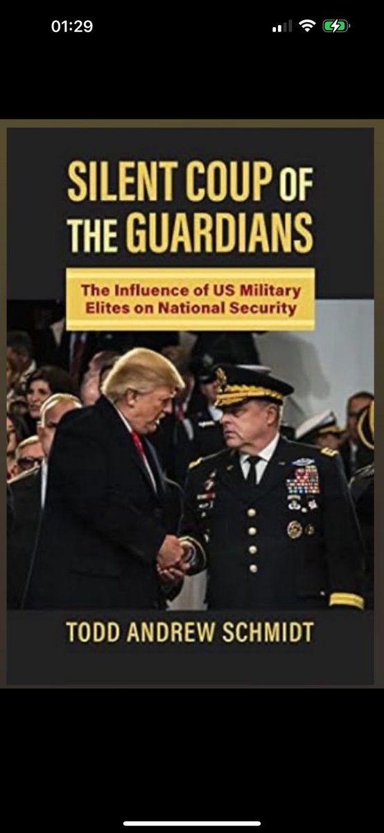 ilatif's tweet image. An alarming real-world example aligning with @ToddSchmidtPhD&apos;s warnings about the dangers of unchecked military influence supplanting legitimate civilian authority. Milley was concerned Trump could attempt a coup or military action to overturn 2020 election. #CivilianControl 2/5