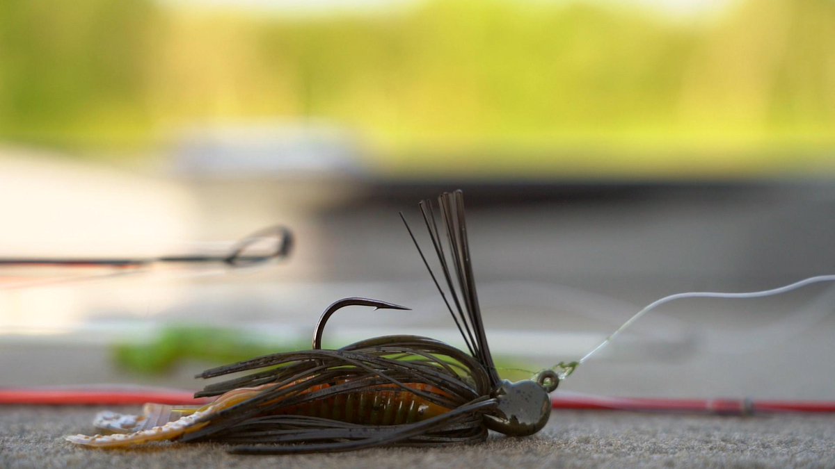 A jig is a bait that can get bites year round! Flipped around shallow cover and vegetation during the early summer, the @spro_usa CJ Flip jig will get some good bites. #SPRO #SPROUSA #SPROFishing #Jig #Fishing #BassFishing #CJFlip