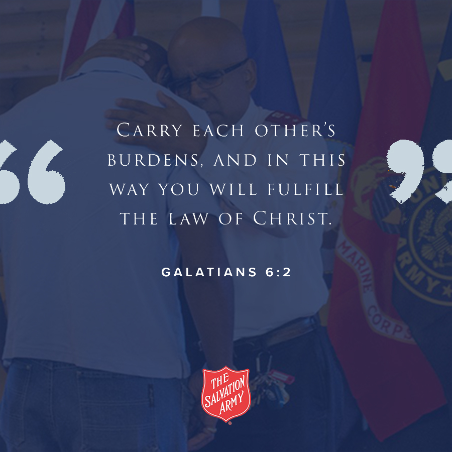 "Carry each other’s burdens, and in this way you will fulfill the law of Christ."
📖Galatians 6:2 
 #MemorialDay #SundayInspiration
