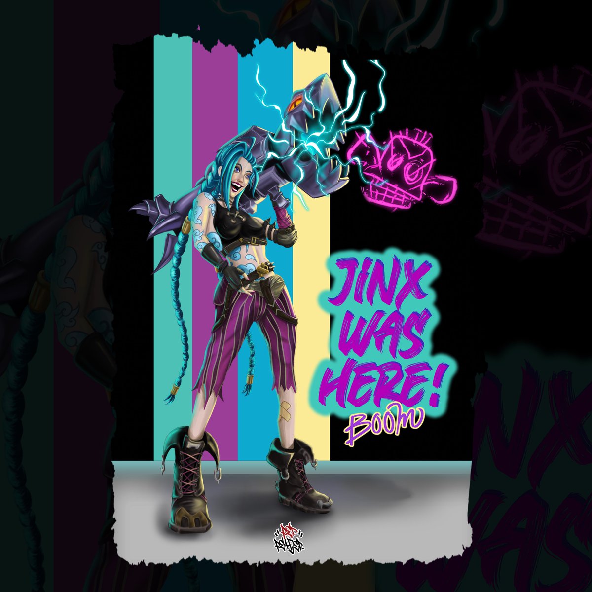 Arcane  " jinx" #artmoots #artshare