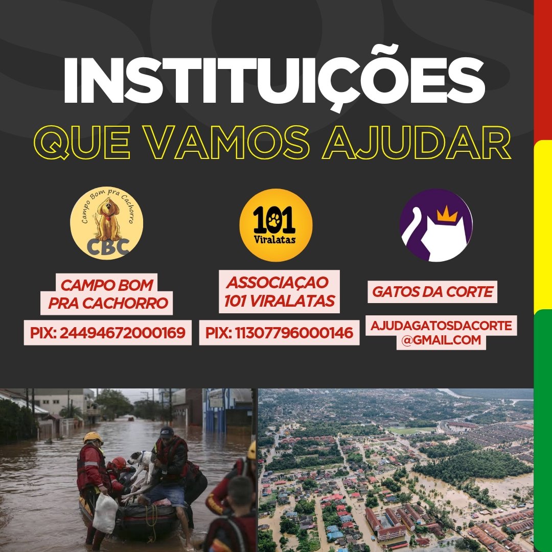 moliterarios's tweet image. 🚨 Fiz uma rifa em prol dos animais atingidos pelas enchentes, e até agora arrecadei muito pouco. 
Apenas 10% dos 3.000 números foram vendidos.

Ela termina dentro de 4 dias e estou correndo contra o tempo para arrecadar o valor. Na thread abaixo mostro os prêmios pra vocês: