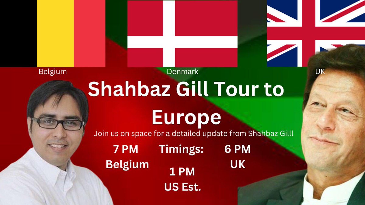 Please join our Twitter Space on Monday May 27 at 10 pm Pakistan , 6 pm UK and 7 pm Belgium.