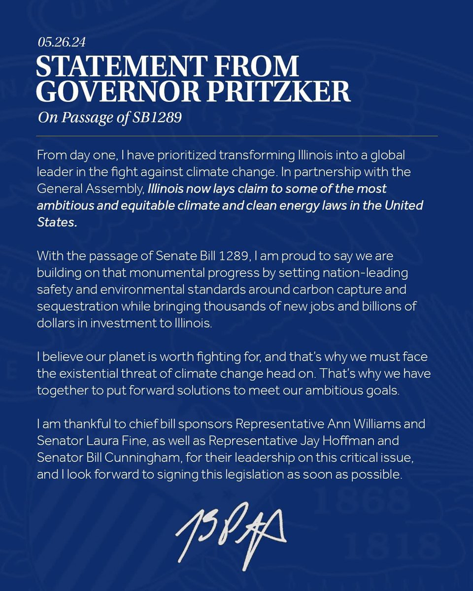 Governor JB Pritzker (@GovPritzker) on Twitter photo 2024-05-27 00:30:46