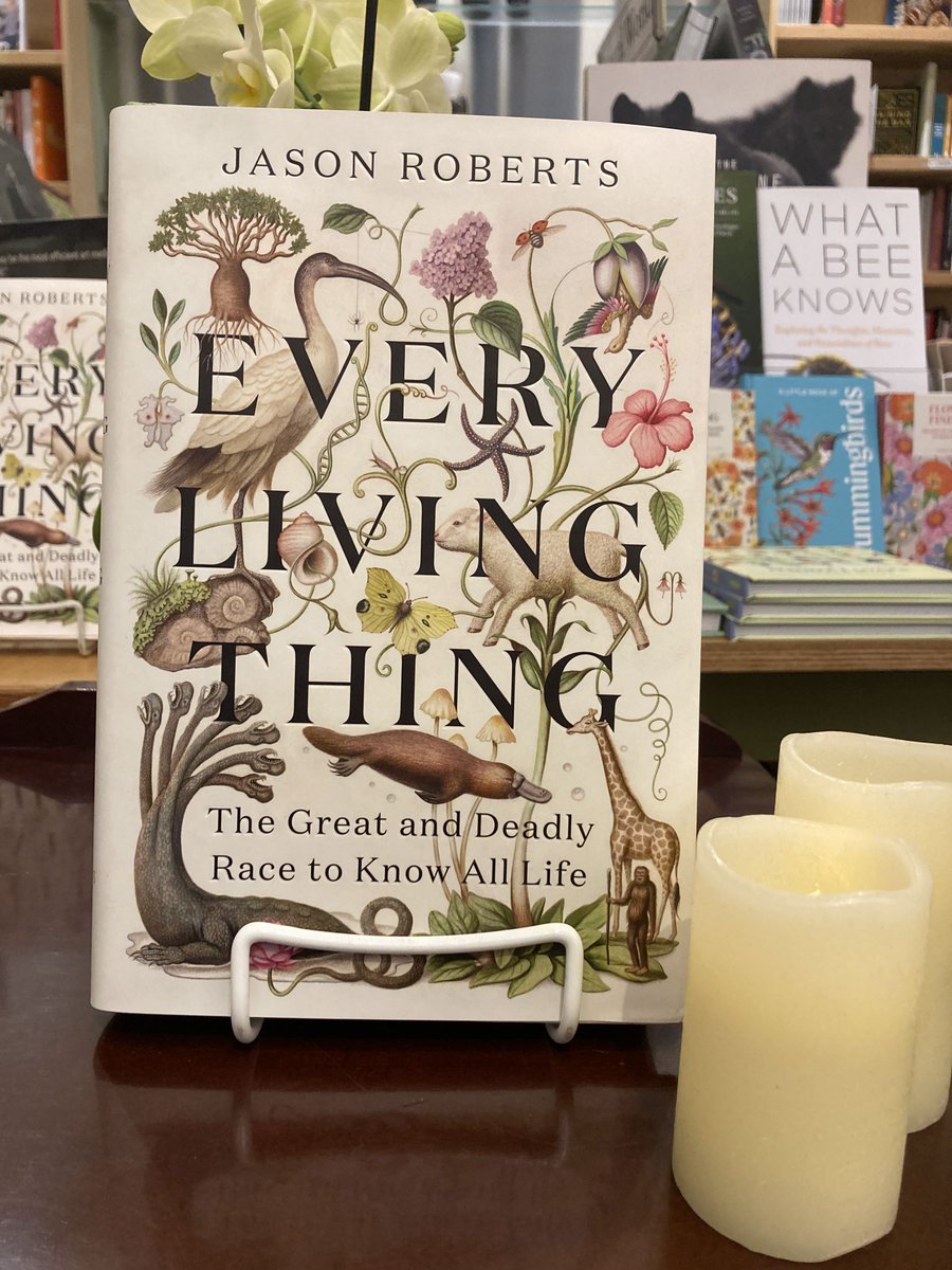 "In order to save life on this planet, we need to stop pretending we can understand it." Brilliant and refreshing talk by <a href="/itsJason/">Jason Roberts</a> last night @MrsDsBooks