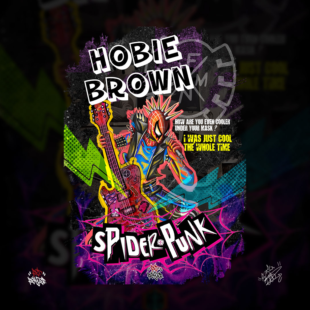 SPIDER PUNK "HOBIE BROWN" #artmoots #artshare