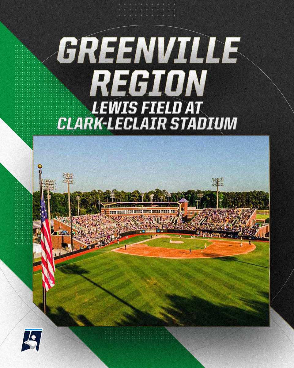 GREENVILLE REGIONAL HOST: @ECUBaseball #RoadToOmaha