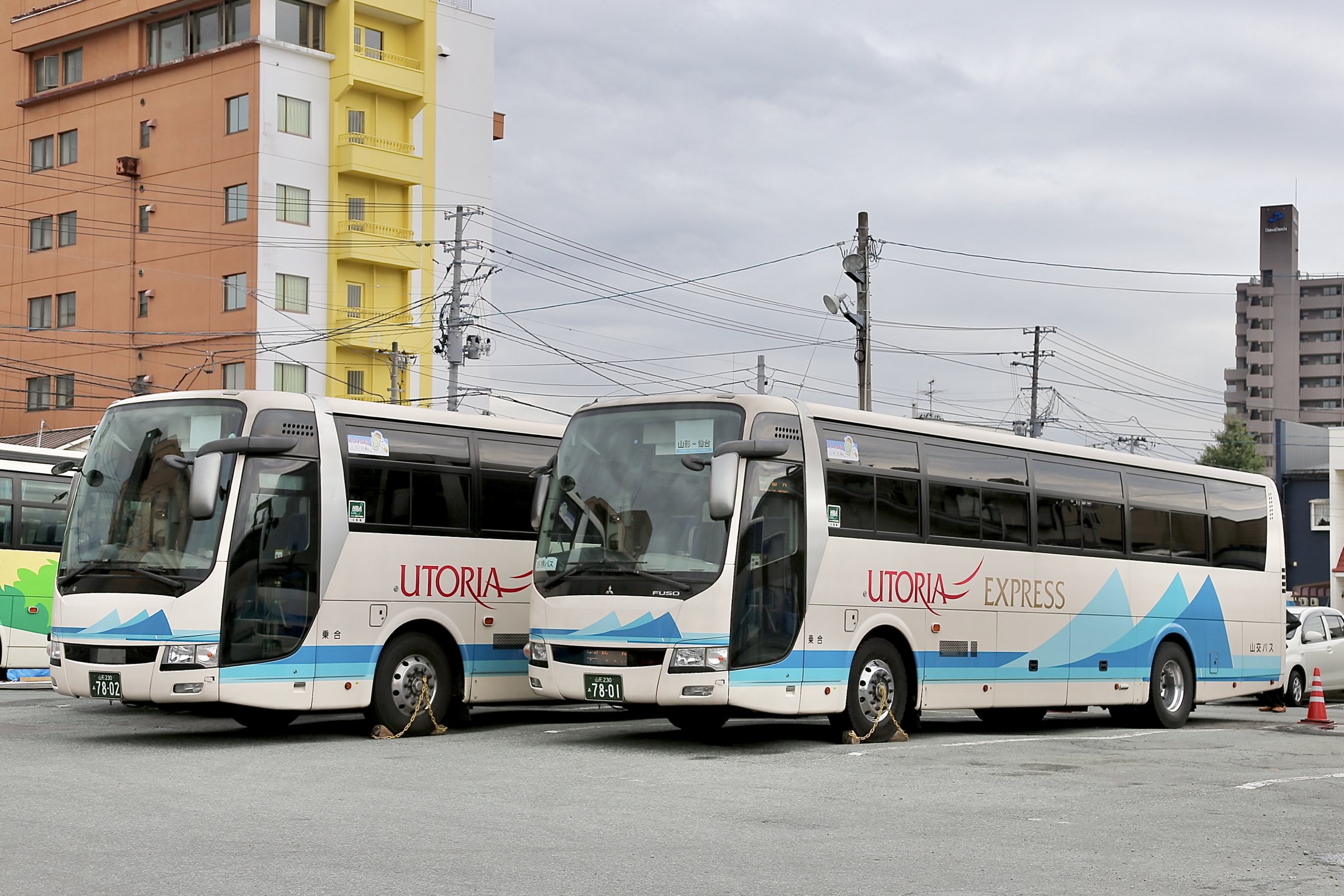 JRバス東北 日産UD　スペースアロー　ハイデッカー　「代行車」 日産ディーゼルスペースアロー（RA520/530/552系） | つばめバス