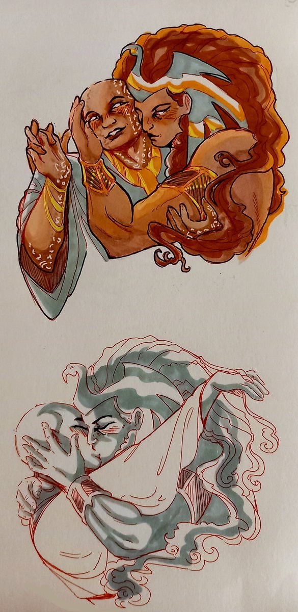 Bootays1's tweet photo. And on today's rare pair we have Magnus/Lorgar https://t.co/CulcS6sn8f