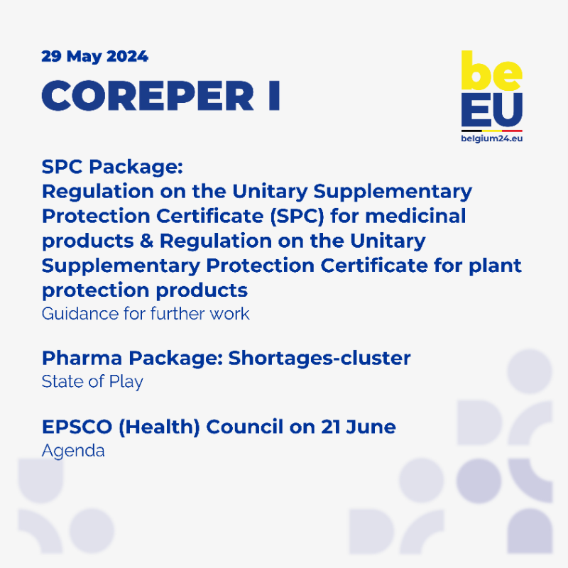 BelgiuminEU's tweet photo. This week's agenda for #COREPERI and #COREPERII.