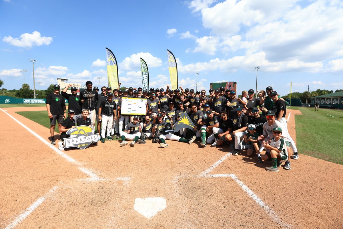 CHAMPS⚾️🏆

#ASUNBuilt | <a href="/StetsonBaseball/">Stetson Baseball</a> | #GoHatters 🤠