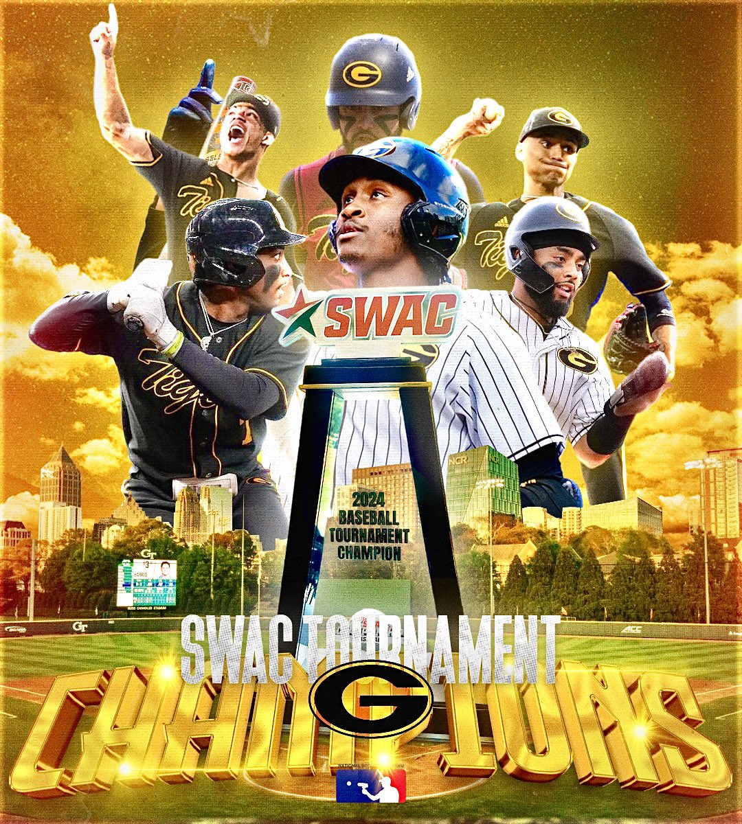 THE GRAMBLING STATE TIGERS ARE YOUR 2024 SWAC CHAMPIONS 🏆🏆