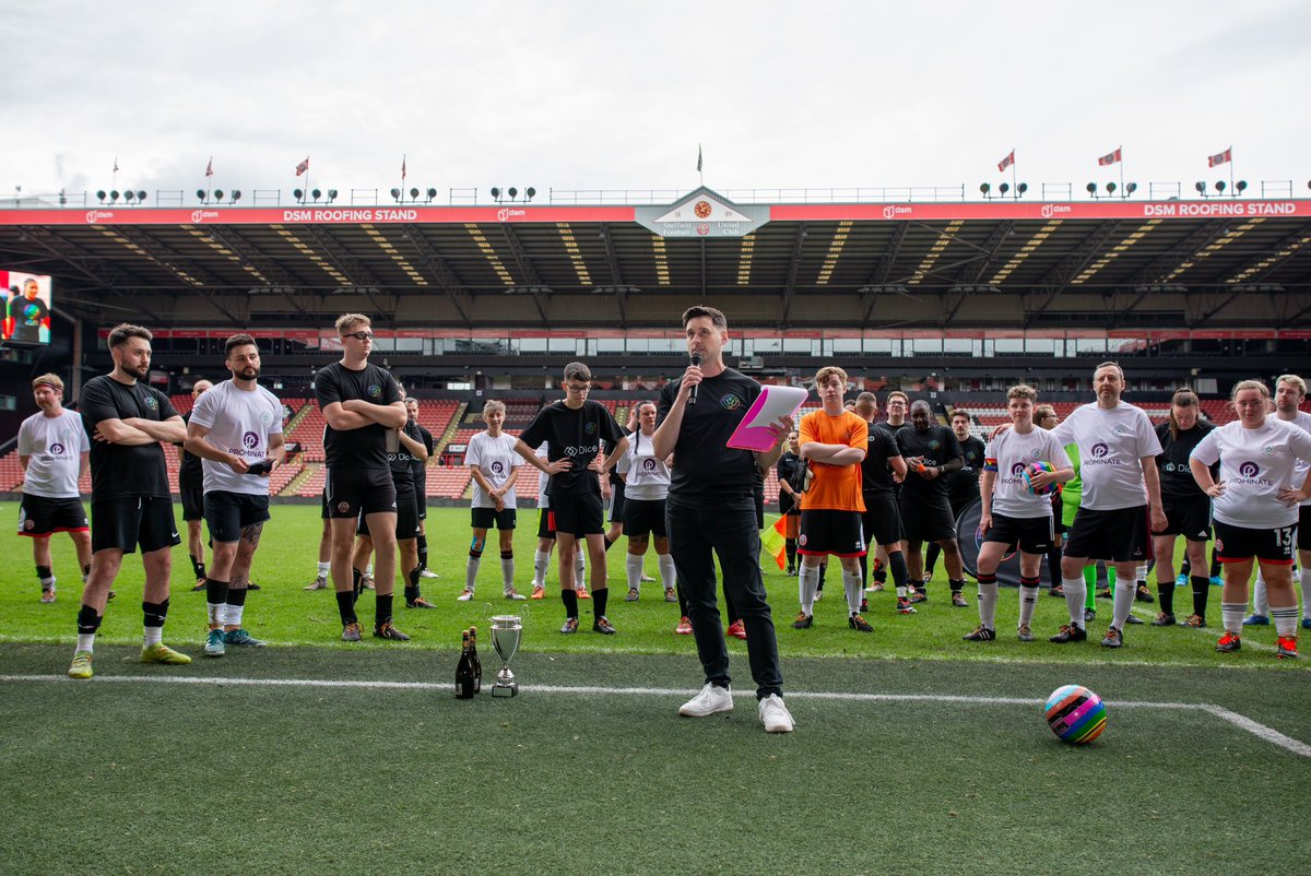 “We’ve just created a moment in Sheffield United history. An LGBTQ+ charity match played at a professional football ground. Over 200 fans & full matchday experience

Everyone should be able to enjoy the beautiful game, and yesterday they did” - @james_laley

#UnitedForAll | #SUFC